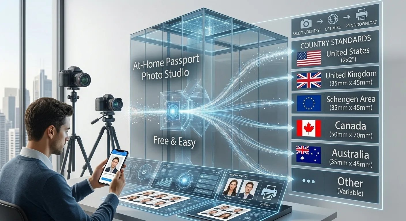 How to Make a Passport Photo at Home (Free, Correct Sizes by Country)
